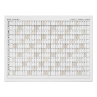 Calendrier 2024 de l'organisation du planificateur