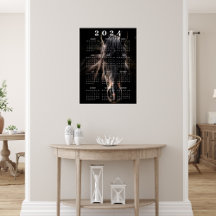 Calendrier 2024 Portrait de Beau Cheval Noir Equus