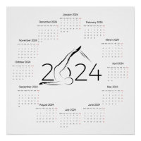 Calendrier 2024 pour instructeur Pilates