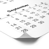 Poster Calendrier 2025 (Coin)