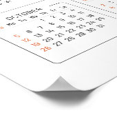 Poster Calendrier 2025  (Coin)