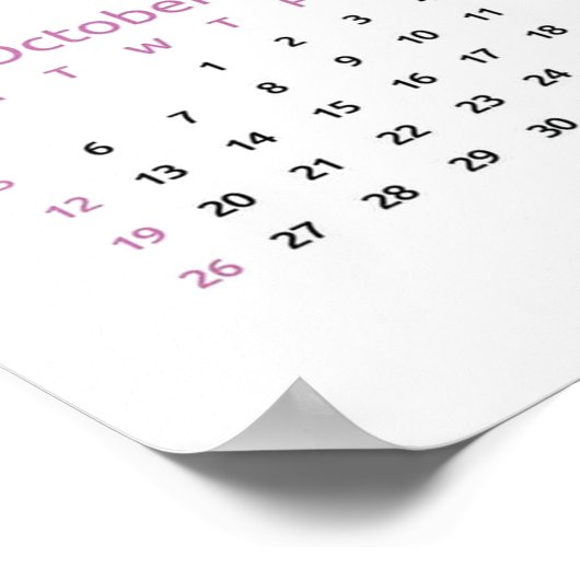 Poster Calendrier 2025 (Coin)