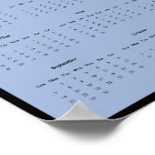 Poster Calendrier 2025 ADiplomado Falcon (Coin)