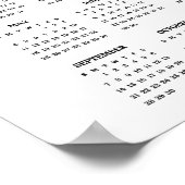 Poster Calendrier 2025 de l'affiche Bluebird Couple (Coin)