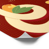 Poster Calendrier 2025 Serpent Nouvel An Chinois (Coin)