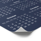 Poster Calendrier 2025 Simple et Élégant | (Coin)
