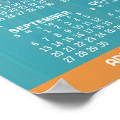 Poster Calendrier 2026 avec le dôme du Capitole des États (Coin)