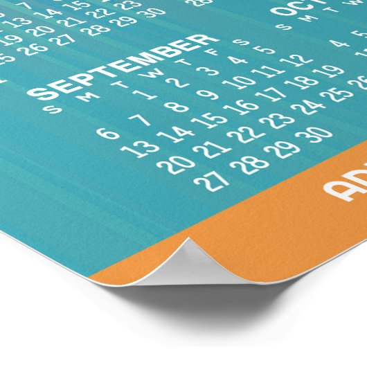 Poster Calendrier 2026 avec le dôme du Capitole des États (Coin)