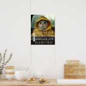 Poster Calendrier 2026 avec photo vue annuelle moderne (Cuisine)