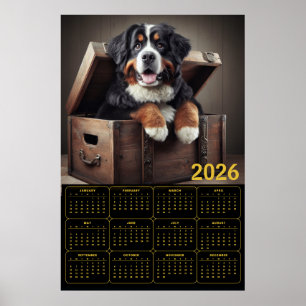 Poster Calendrier 2026 du Montagnard Bernois