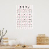 Poster Calendrier 2027 (Cuisine)