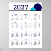 Poster Calendrier 2027 (Devant)