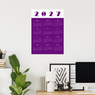 Poster Calendrier 2027