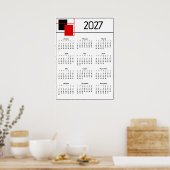 Poster Calendrier 2027 (Cuisine)