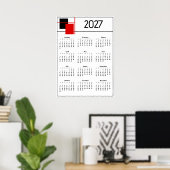 Poster Calendrier 2027 (Bureau à domicile)