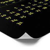 Poster Calendrier 2027 (Coin)