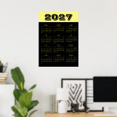 Poster Calendrier 2027 (Bureau à domicile)