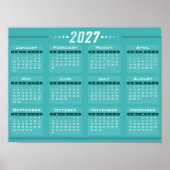 Poster Calendrier 2027 (Devant)