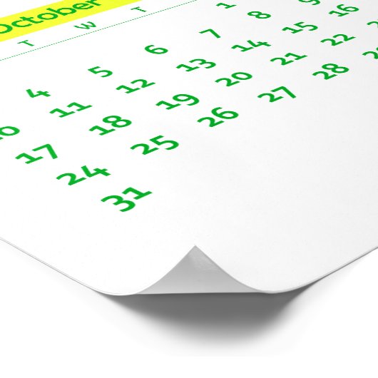 Poster Calendrier 2027 (Coin)