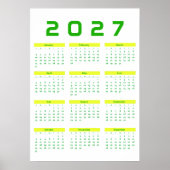 Poster Calendrier 2027 (Devant)