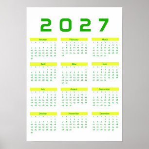 Poster Calendrier 2027