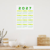 Poster Calendrier 2027 (Cuisine)