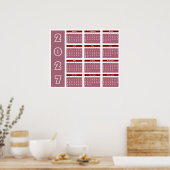 Poster Calendrier 2027 (Cuisine)