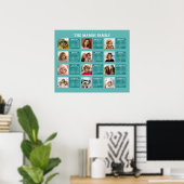 Poster Calendrier 2027 avec une image pour chaque mois - (Bureau à domicile)