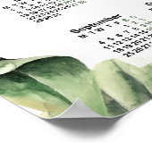 Poster Calendrier annuel 2023, calendrier aquarelle, lund (Coin)