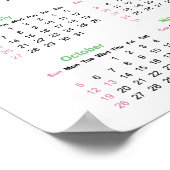 Poster Calendrier Chihuahuas 2025 (Coin)