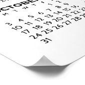 Poster Calendrier d'affaires simple de base 2027 Logo d'e (Coin)