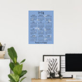 Poster Calendrier Dandelion Wives Design 2024 (Bureau à domicile)