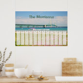 Poster Calendrier d'anniversaire personnalisé du pont Mac (Cuisine)