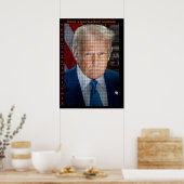 POSTER CALENDRIER DE 4 ANS DE BLACKOUT DE TRUMP (Cuisine)