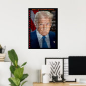 POSTER CALENDRIER DE 4 ANS DE BLACKOUT DE TRUMP (Bureau à domicile)