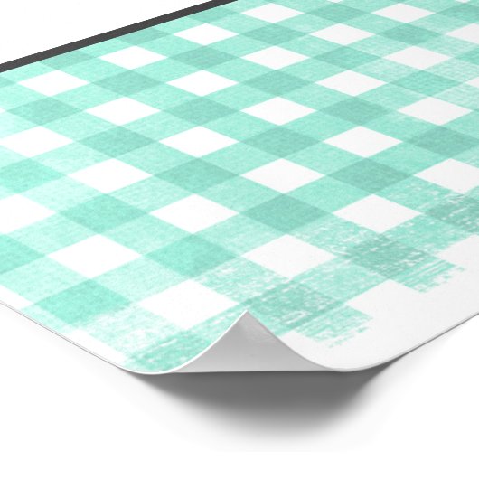 Poster Calendrier de devinette de date d'accouchement ave (Coin)