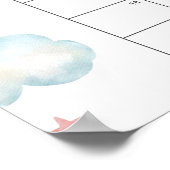 Poster Calendrier de devinette de date d'accouchement de  (Coin)