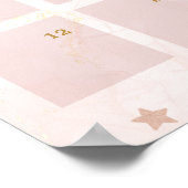 Poster Calendrier de devinette de date prévue pour bébé o (Coin)