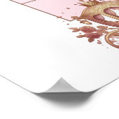 Poster Calendrier de devinette de la date d'accouchement (Coin)