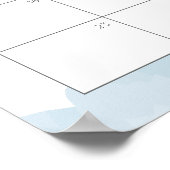 Poster Calendrier de devinette de la date prévue Nuages e (Coin)