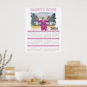 Poster Calendrier de Donald Trump Daddy's Home 2025 (Cuisine)