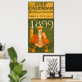 Poster Calendrier de golf 1899 (Bureau à domicile)