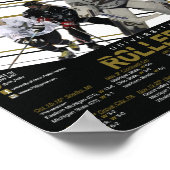 Poster Calendrier de hockey sur rouleau Akron (Coin)