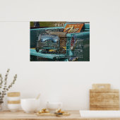 Poster Calendrier de jouets anciens (Cuisine)