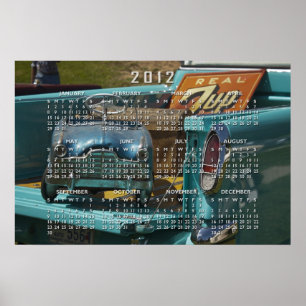 Poster Calendrier de jouets anciens