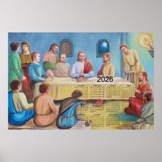 Poster Calendrier de la Cène 2026 (Devant)