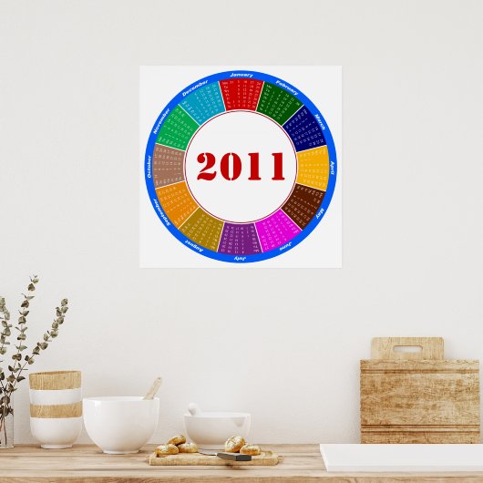 Poster Calendrier de la circulaire 2011 (Cuisine)