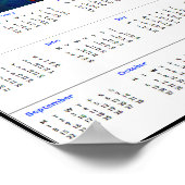 Poster Calendrier de la Sainte Kaaba 2025 (Coin)