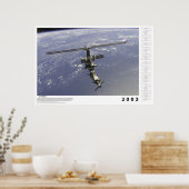 Poster Calendrier de la Station spatiale internationale p (Cuisine)