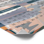 Poster Calendrier de la ville balnéaire 2024 (Coin)